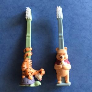 Disney Winnie the Pooh and Tiger toothbrushes
